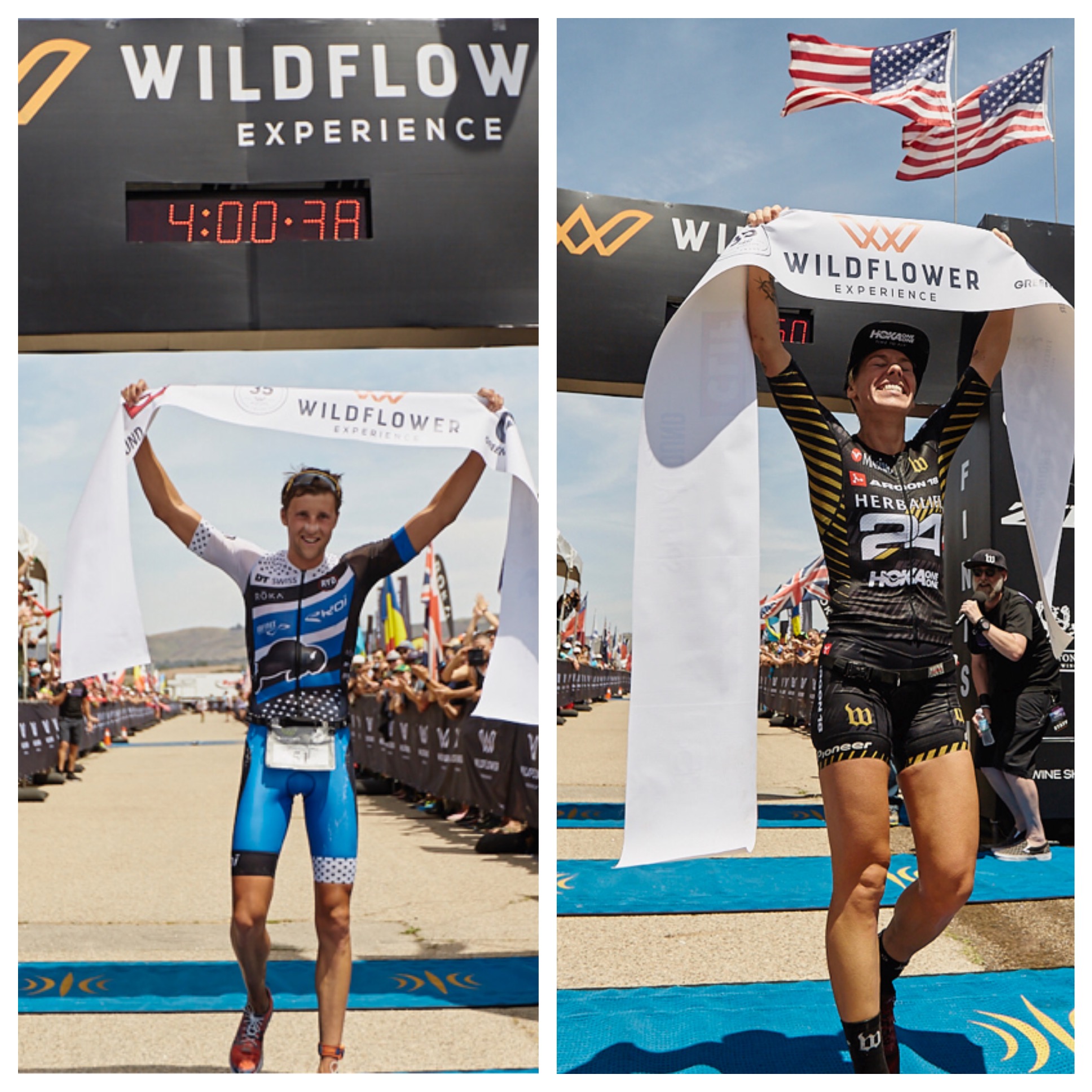 Rudy von Berg and Heather Jackson Win 2018 Wildflower Triathlon Experience Long Course Race