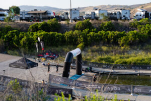 Lakeside camping right next to the Finish Line