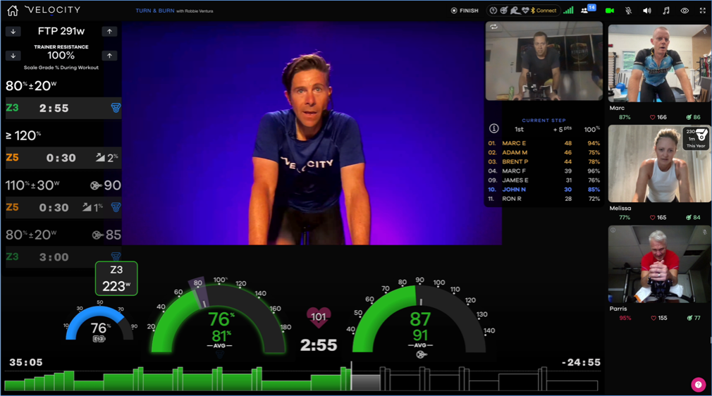 Velocity Riders Screen example