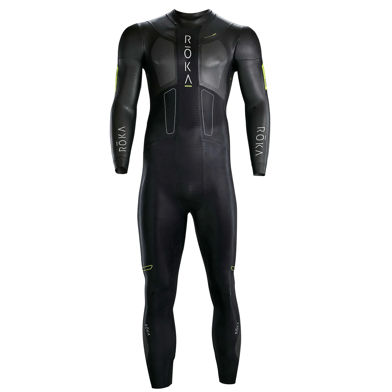 Straight on view of the RŌKA Multisport Men's Maverick ProMax Wetsuit